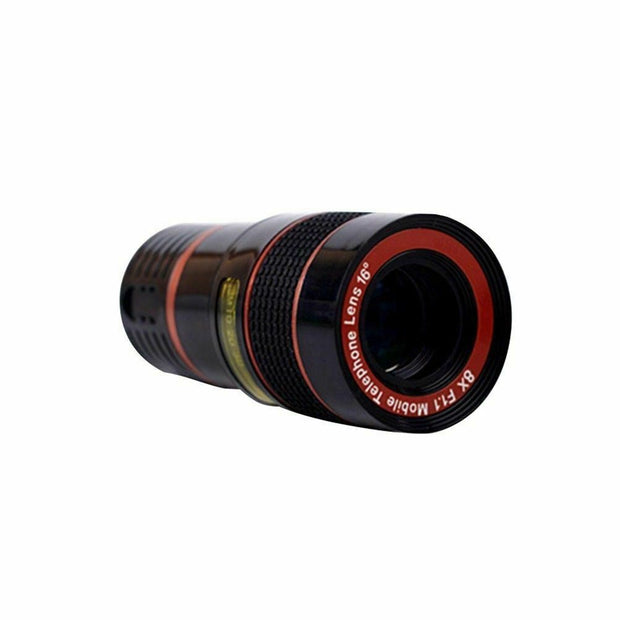 HD 8X Clip On Optical Zoom Telescope Camera Lens For Universal Mobiles