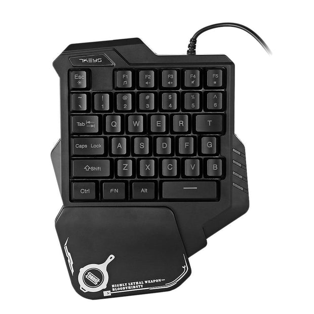 one-Handed Mechanical gaming Keyboard rgb backlit portable mini gaming