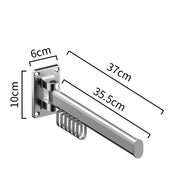 Folding Clothes Hanger Wall-mounted Punch-free