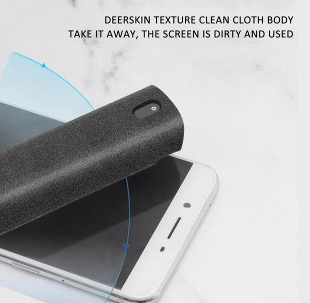 2 In 1 Phone Computer Screen Kits For Screen Dust Removal Microfibers 