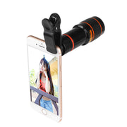 Zoom Mobile Phone Clip-On Retractable Telescope Lens For Galaxy Phones