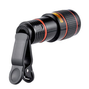 HD 8X Clip On Optical Zoom Telescope Camera Lens For Universal Mobiles