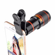 HD 8X Clip On Optical Zoom Telescope Camera Lens For Universal Mobiles